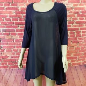 Marseille Navy blue 3/4 Sleeve Women's top size XL